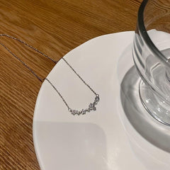 Women's Bow Necklace Light Collarbone Chain