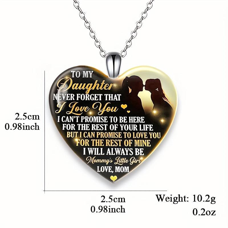 Crystal Pendant Alphabet Necklace English Birthday Gift For Him & Her