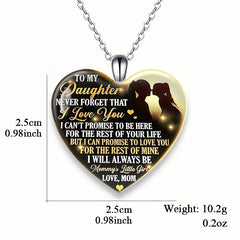 Crystal Pendant Alphabet Necklace English Birthday Gift For Him & Her