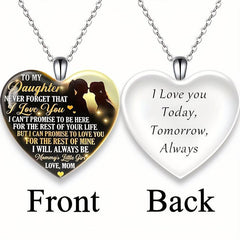 Crystal Pendant Alphabet Necklace English Birthday Gift For Him & Her