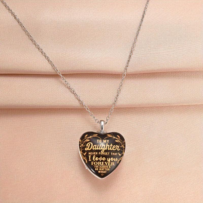 Crystal Pendant Alphabet Necklace English Birthday Gift