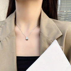 Summer Drop Pendant Necklace Metal Feeling Clavicle Chain