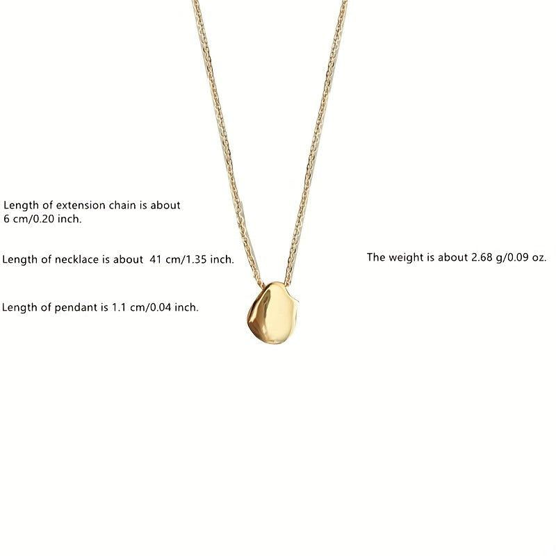 Summer Drop Pendant Necklace Metal Feeling Clavicle Chain