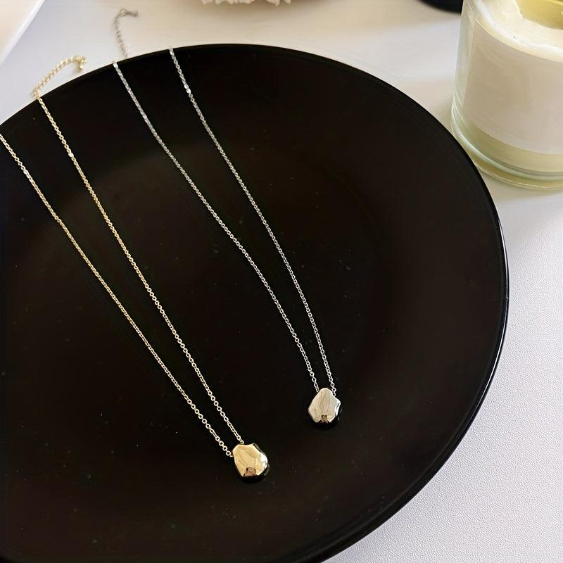 Summer Drop Pendant Necklace Metal Feeling Clavicle Chain