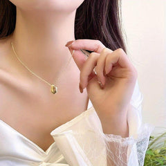 Summer Drop Pendant Necklace Metal Feeling Clavicle Chain