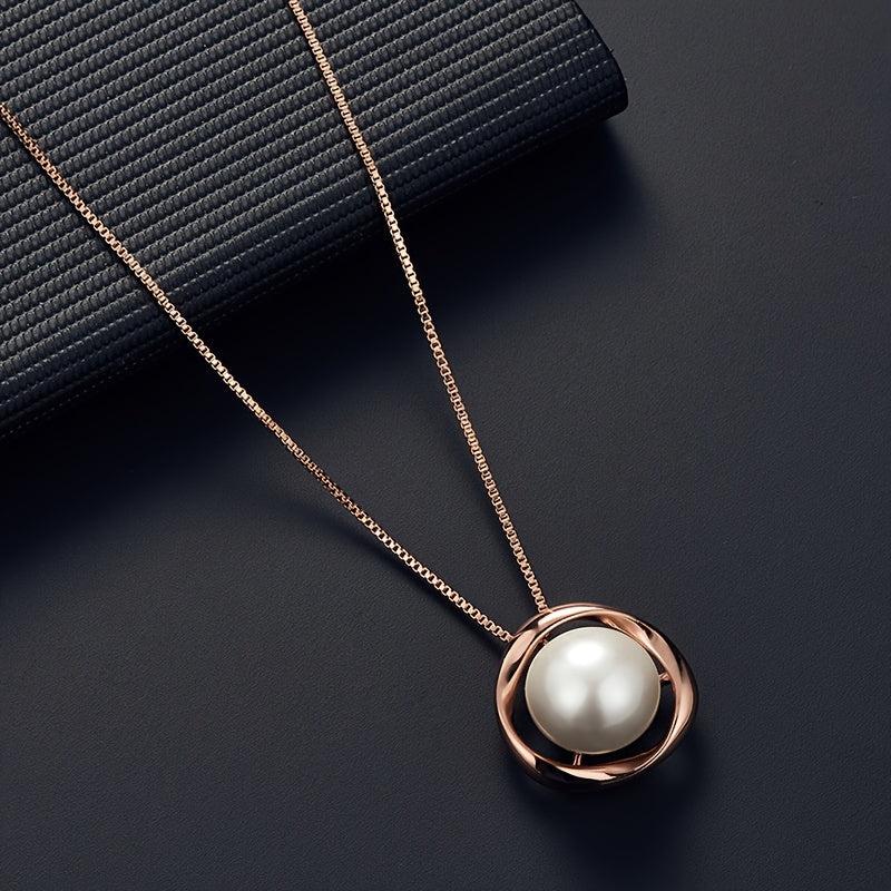 Halloween Jewelry Set Pearl Pendant Necklace Earrings