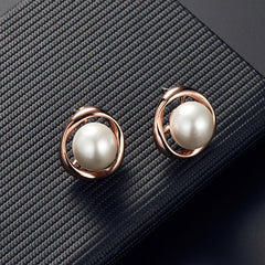 Halloween Jewelry Set Pearl Pendant Necklace Earrings