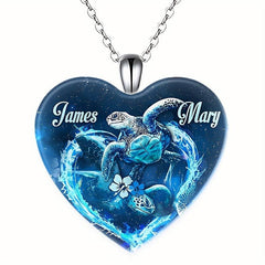 Crystal Pendant Necklace Dream Turtle English Birthday Gift