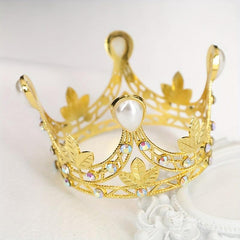 Beaded Crown Bridal Jewelry Wedding Hair Accessories
