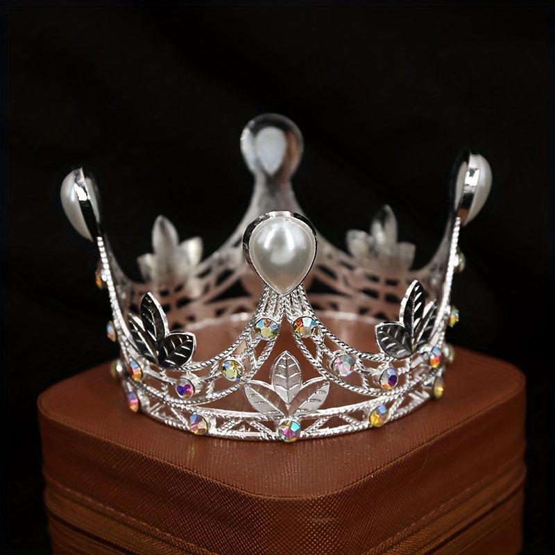 Beaded Crown Bridal Jewelry Wedding Hair Accessories