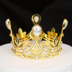 Beaded Crown Bridal Jewelry Wedding Hair Accessories