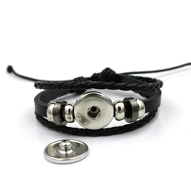 Christmas Snowman Bracelet with Gemstone Inlayed Alloy