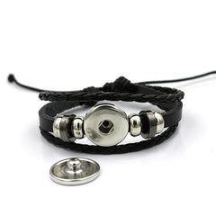 Christmas Snowman Bracelet with Gemstone Inlayed Alloy