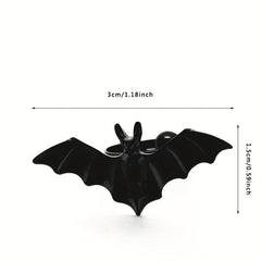 Gothic Bat Ring Punk Adjustable Index Ring