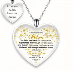 Crystal Pendant Alphabet Necklace English Birthday Gift