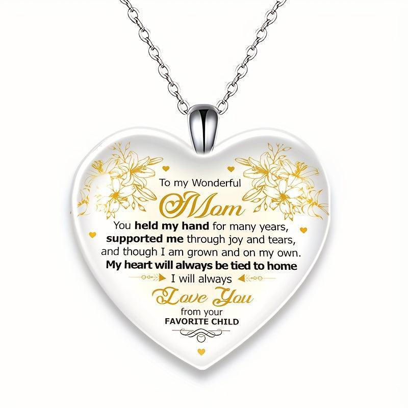 Crystal Pendant Alphabet Necklace English Birthday Gift