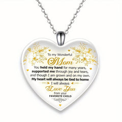 Crystal Pendant Alphabet Necklace English Birthday Gift