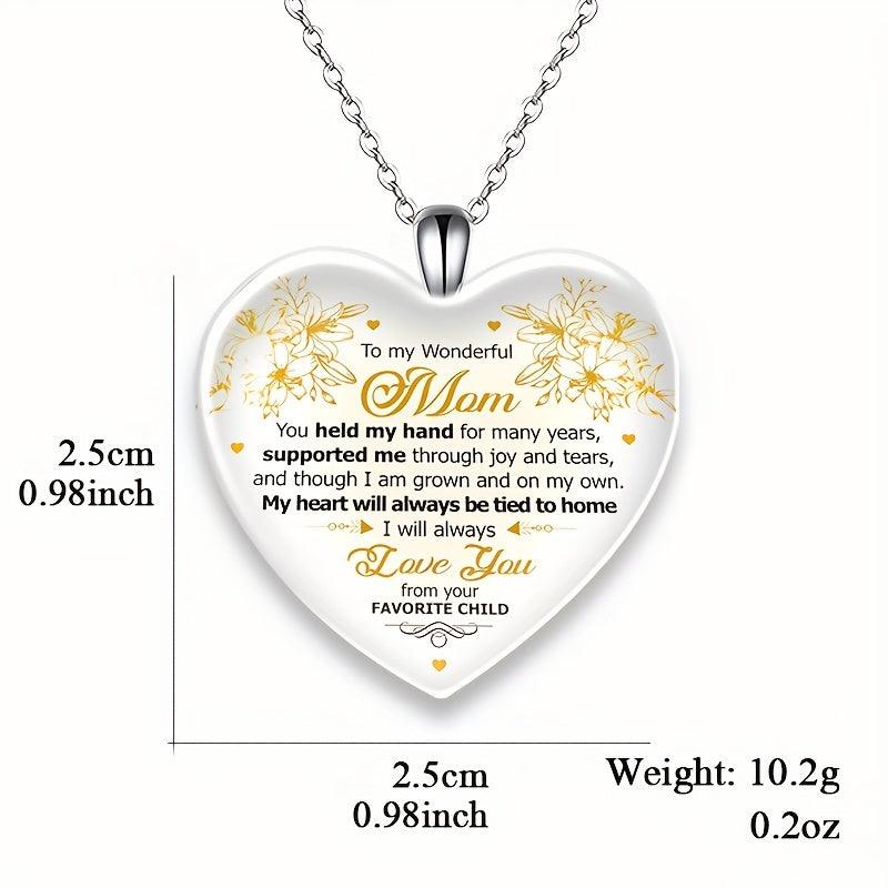 Crystal Pendant Alphabet Necklace English Birthday Gift