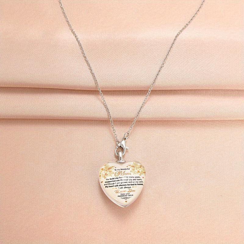 Crystal Pendant Alphabet Necklace English Birthday Gift