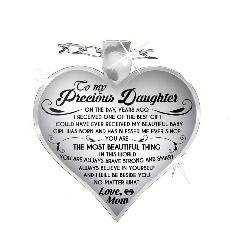 Heart Alloy Pendant Necklace for Boyfriend and Girlfriend