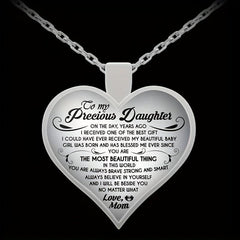 Heart Alloy Pendant Necklace for Boyfriend and Girlfriend