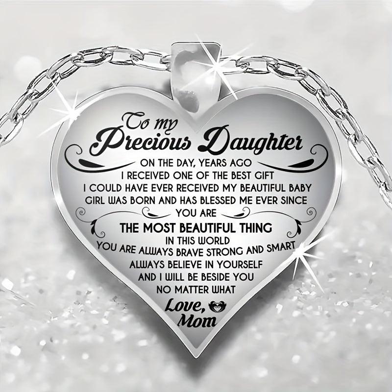 Heart Alloy Pendant Necklace for Boyfriend and Girlfriend