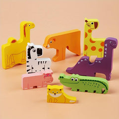 Wooden 3D Puzzles Children's Educational Toys Animal Puzzle Board