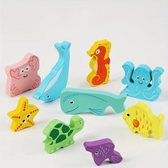 Wooden 3D Puzzles Children's Educational Toys Animal Puzzle Board