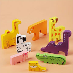 Wooden 3D Puzzles Children's Educational Toys Animal Puzzle Board