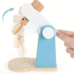 Kids Baking Set Wooden Kitchen Toys Mixer Toy 8pcs
