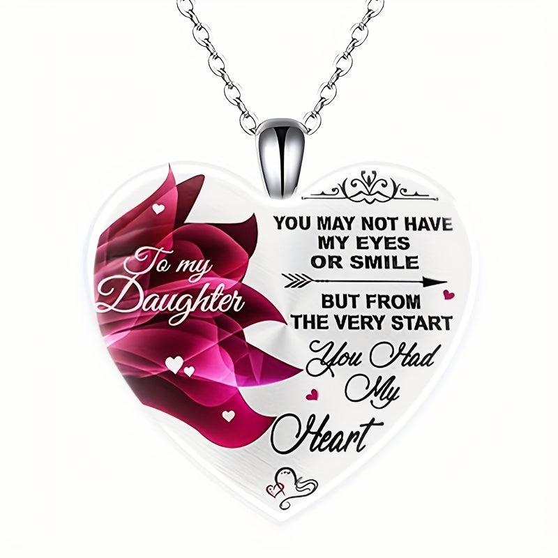 Crystal Pendant Alphabet Necklace English Birthday Gift