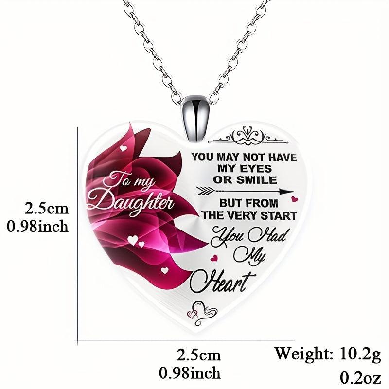 Crystal Pendant Alphabet Necklace English Birthday Gift