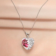 Crystal Pendant Alphabet Necklace English Birthday Gift