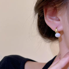 Mermaid Pearl Earrings Ear Jewelry For Female