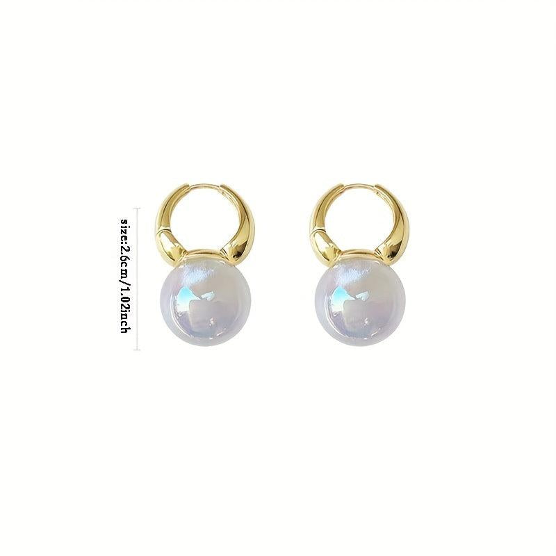 Mermaid Pearl Earrings Ear Jewelry For Female