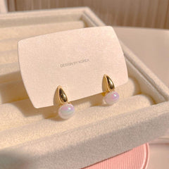 Mermaid Pearl Earrings Ear Jewelry For Female