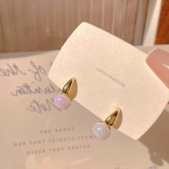 Mermaid Pearl Earrings Ear Jewelry For Female