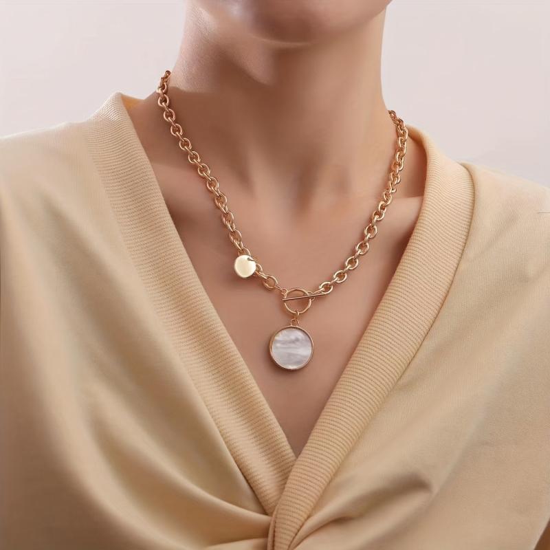 Punk Clavicle Chain Jellyfish Necklace Alloy Sweater Chain Necklace