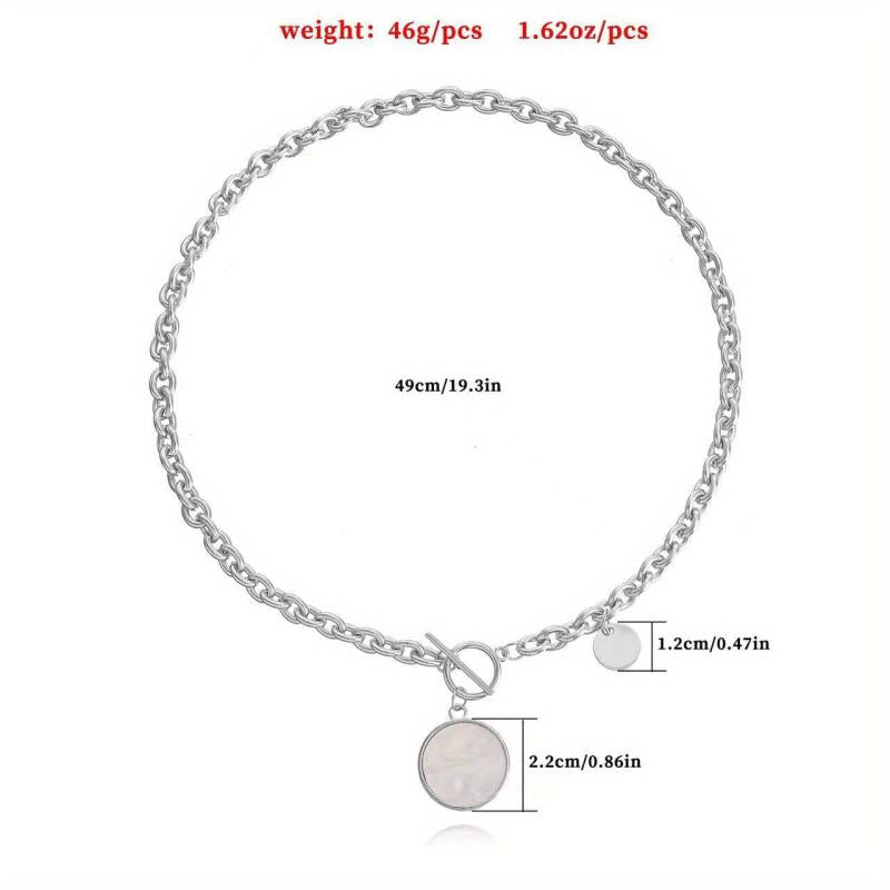 Punk Clavicle Chain Jellyfish Necklace Alloy Sweater Chain Necklace