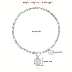 Punk Clavicle Chain Jellyfish Necklace Alloy Sweater Chain Necklace