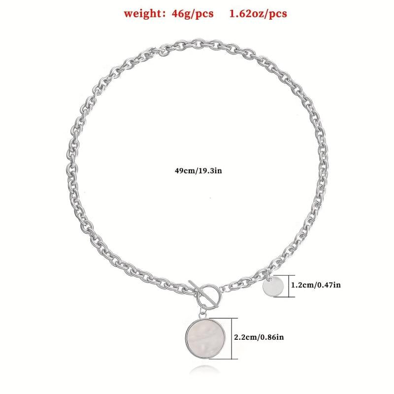 Punk Clavicle Chain Jellyfish Necklace Alloy Sweater Chain Necklace