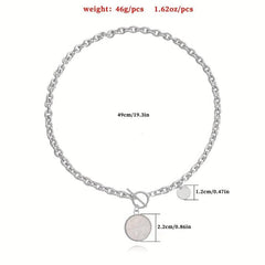 Punk Clavicle Chain Jellyfish Necklace Alloy Sweater Chain Necklace