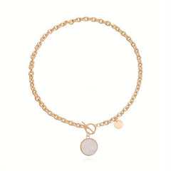 Punk Clavicle Chain Jellyfish Necklace Alloy Sweater Chain Necklace