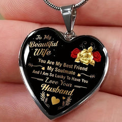 Heart Pendant Necklace Urban Accessories for Boyfriend and Girlfriend