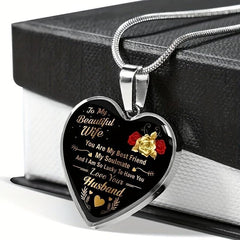 Heart Pendant Necklace Urban Accessories for Boyfriend and Girlfriend