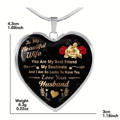 Heart Pendant Necklace Urban Accessories for Boyfriend and Girlfriend