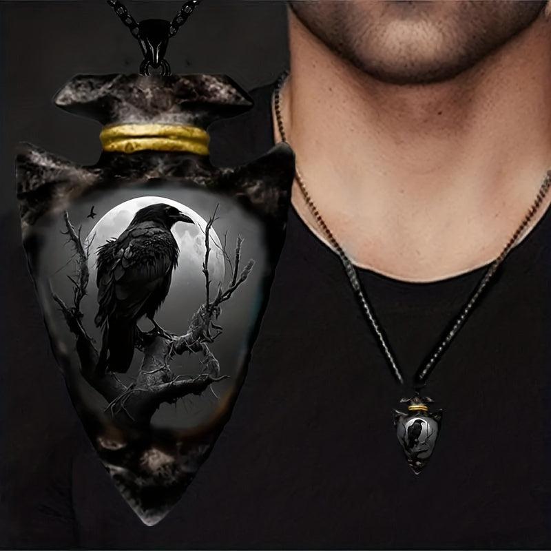 Gothic Geometric Triangle Chain Pendant Toy For Boys Men
