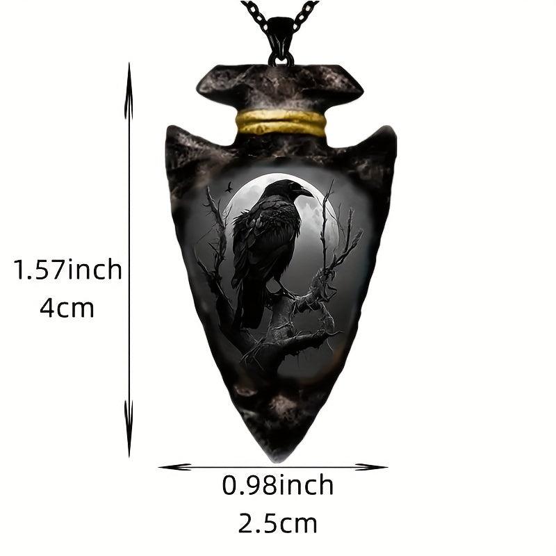Gothic Geometric Triangle Chain Pendant Toy For Boys Men