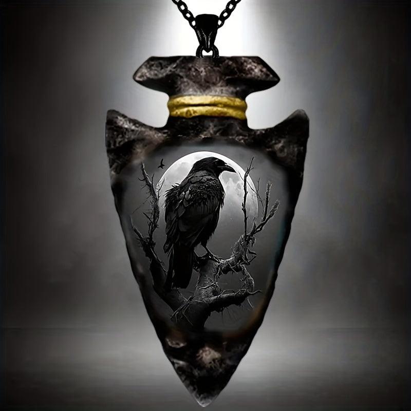 Gothic Geometric Triangle Chain Pendant Toy For Boys Men