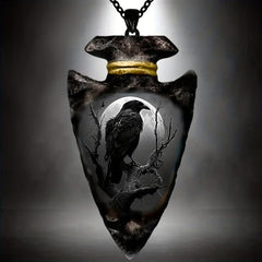 Gothic Geometric Triangle Chain Pendant Toy For Boys Men